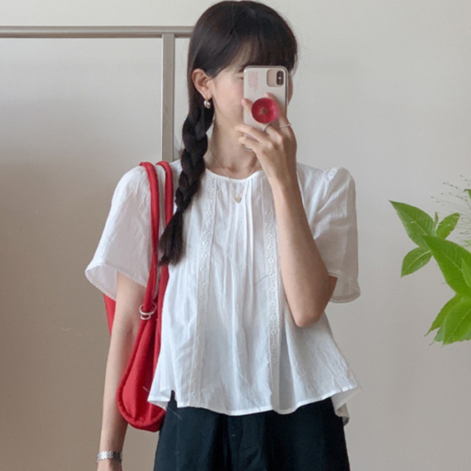 Summer Youth Clothing - Camicetta da donna in stile dolce