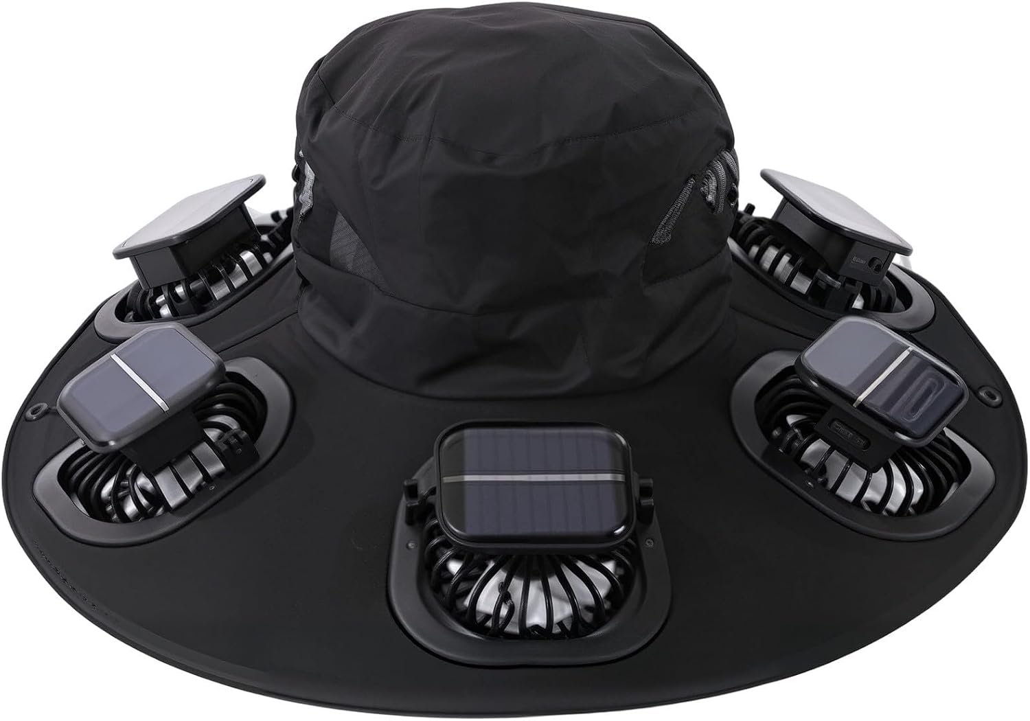 Summer Clothing Capsule - Cappello con 6 ventole solari, traspirante,