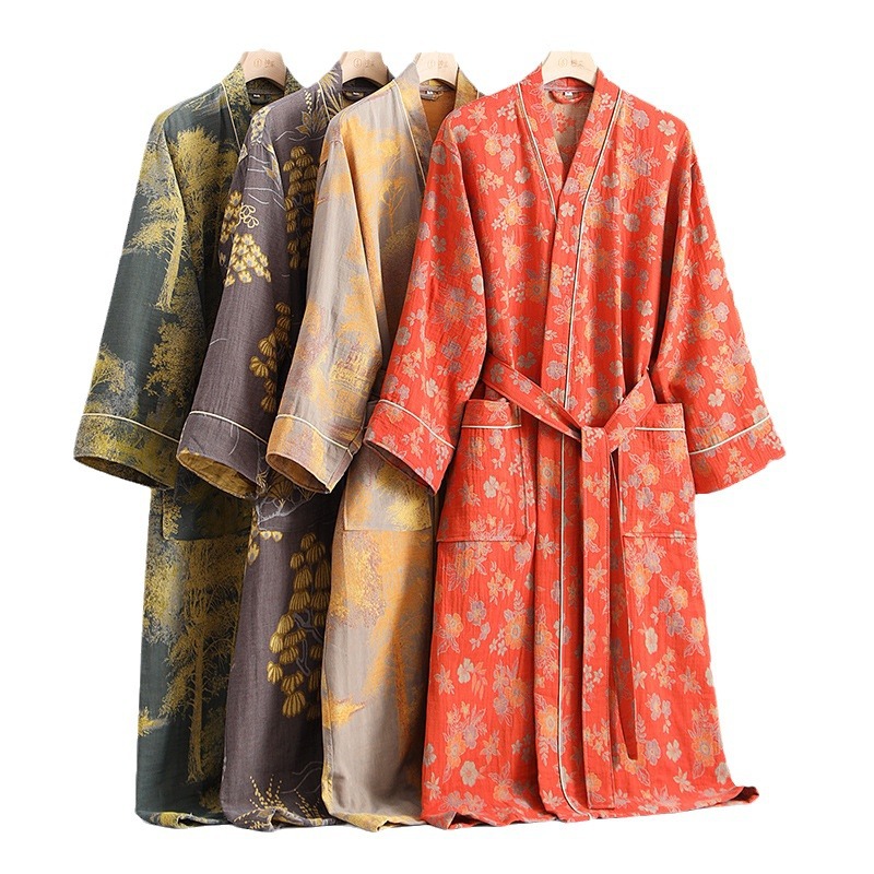 Summer Gauze Clothing - Primavera Estate Puro Cotone Doppi Strati