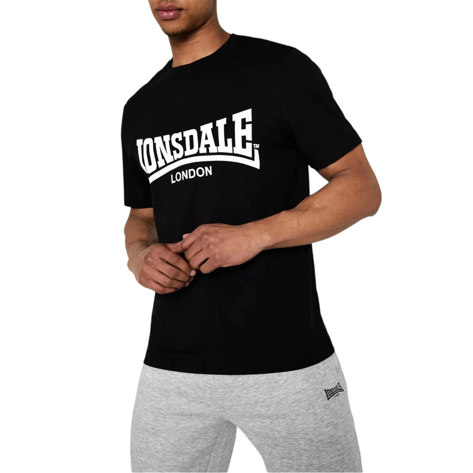 Summer Clothing Essentials Women - Lonsdale T-shirt da uomo Logo essenziale