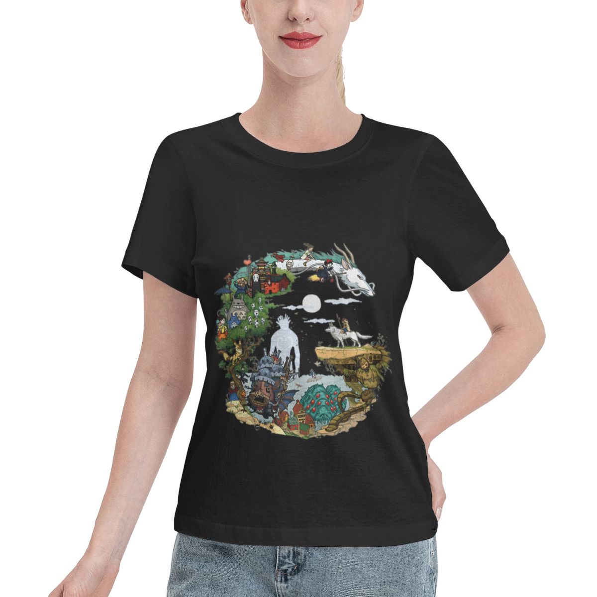 Summer Clothing Essentials Women - T-shirt da donna Asiom a lunga