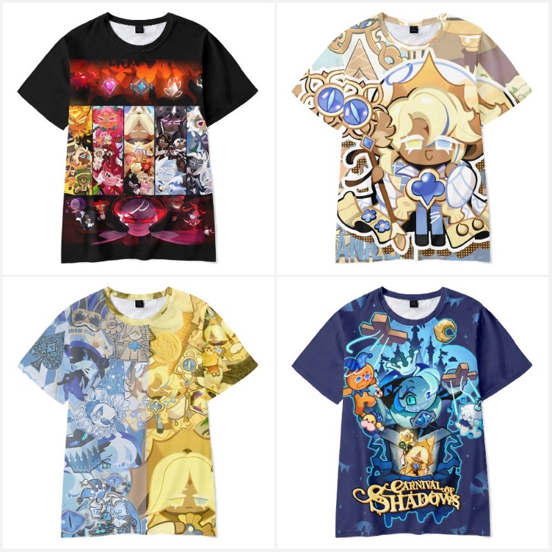 Summer Games Clothing - T-shirt Shadow Milk Cookie Anime Game