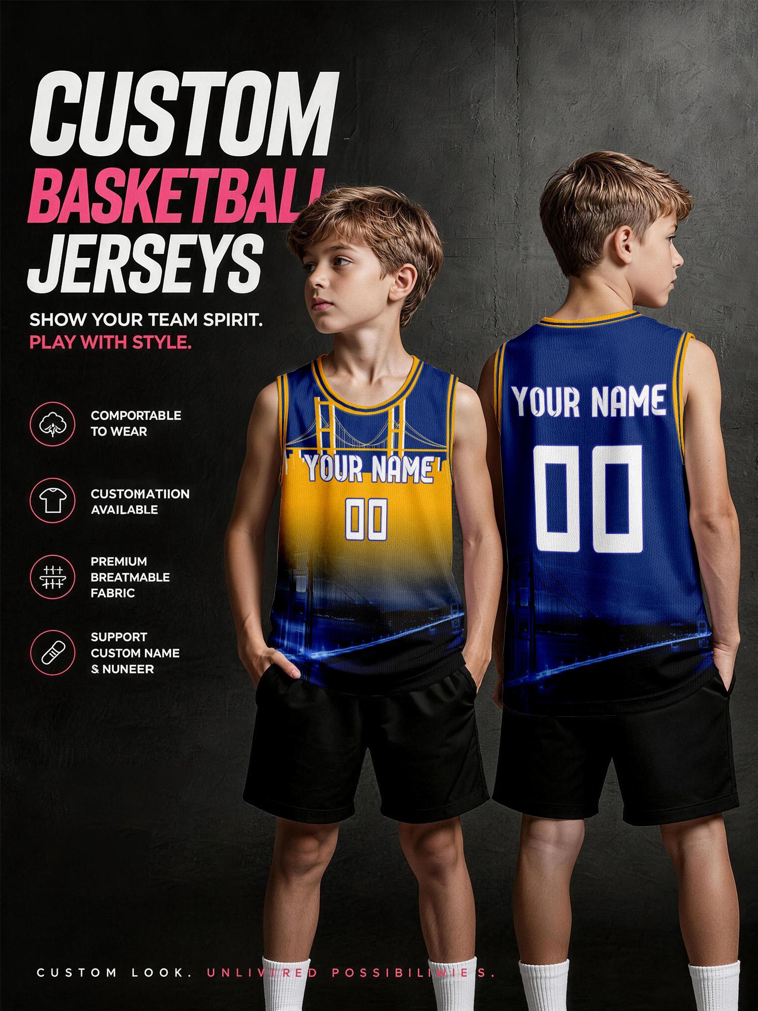 Tank Top Breathable - Set di maglie da basket personalizzate