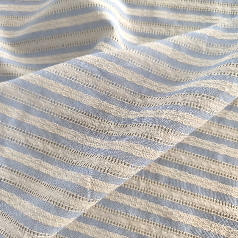 Summer Clothing Material - Tessuto in cotone 100% traforato a
