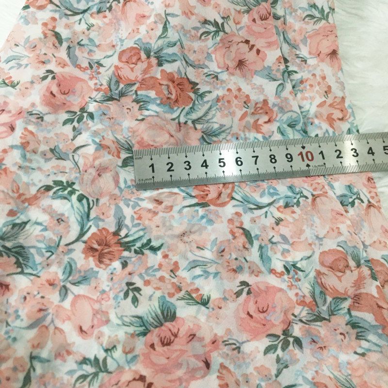Tessuto chiffon con stampa flo - Summer Clothing Material recensione e prezzo