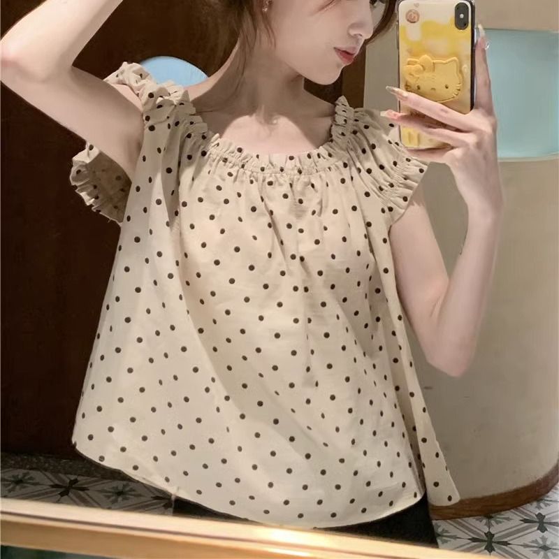 Camicetta allentata a pois con - Summer Youth Clothing recensione e prezzo