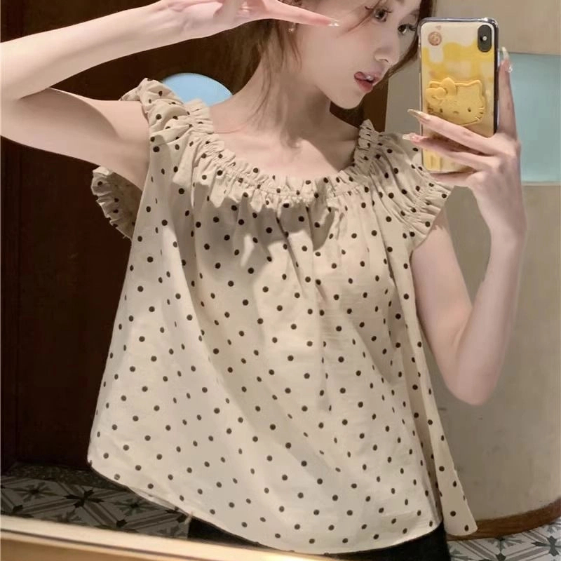 Camicetta allentata a pois con - Summer Youth Clothing recensione e prezzo