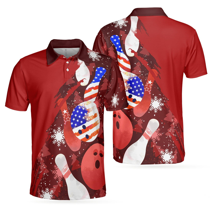 Bowling Jersey Polo Shirt Men' - Summer Clothing Patterns recensione e prezzo