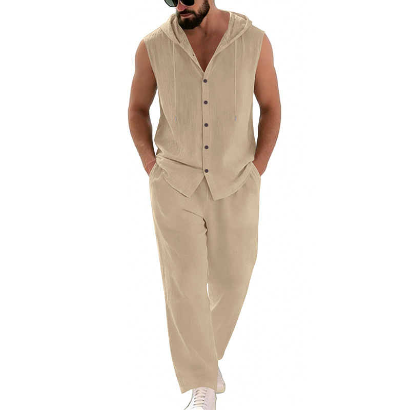Completo casual da uomo in lin - Summer Clothing Us recensione e prezzo