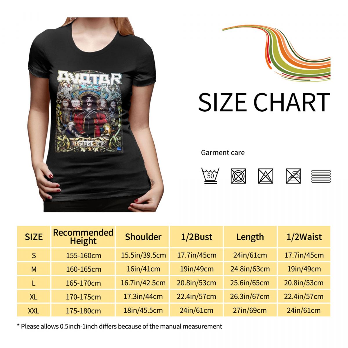 T-shirt da donna Avatar Band d - Summer Clothing Essentials Women recensione e prezzo