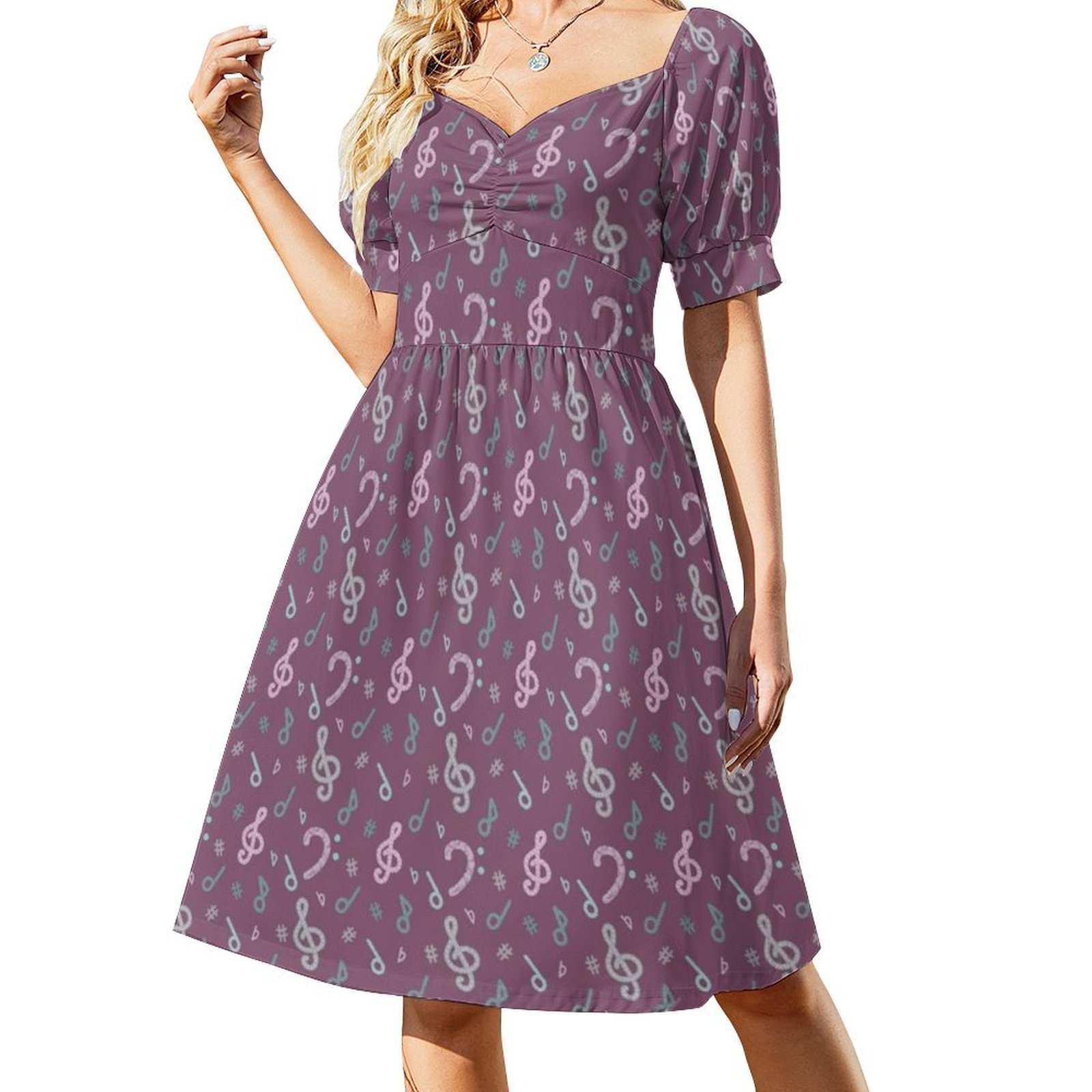 Happy Music Pattern Abito da f - Summer Clothing Patterns recensione e prezzo