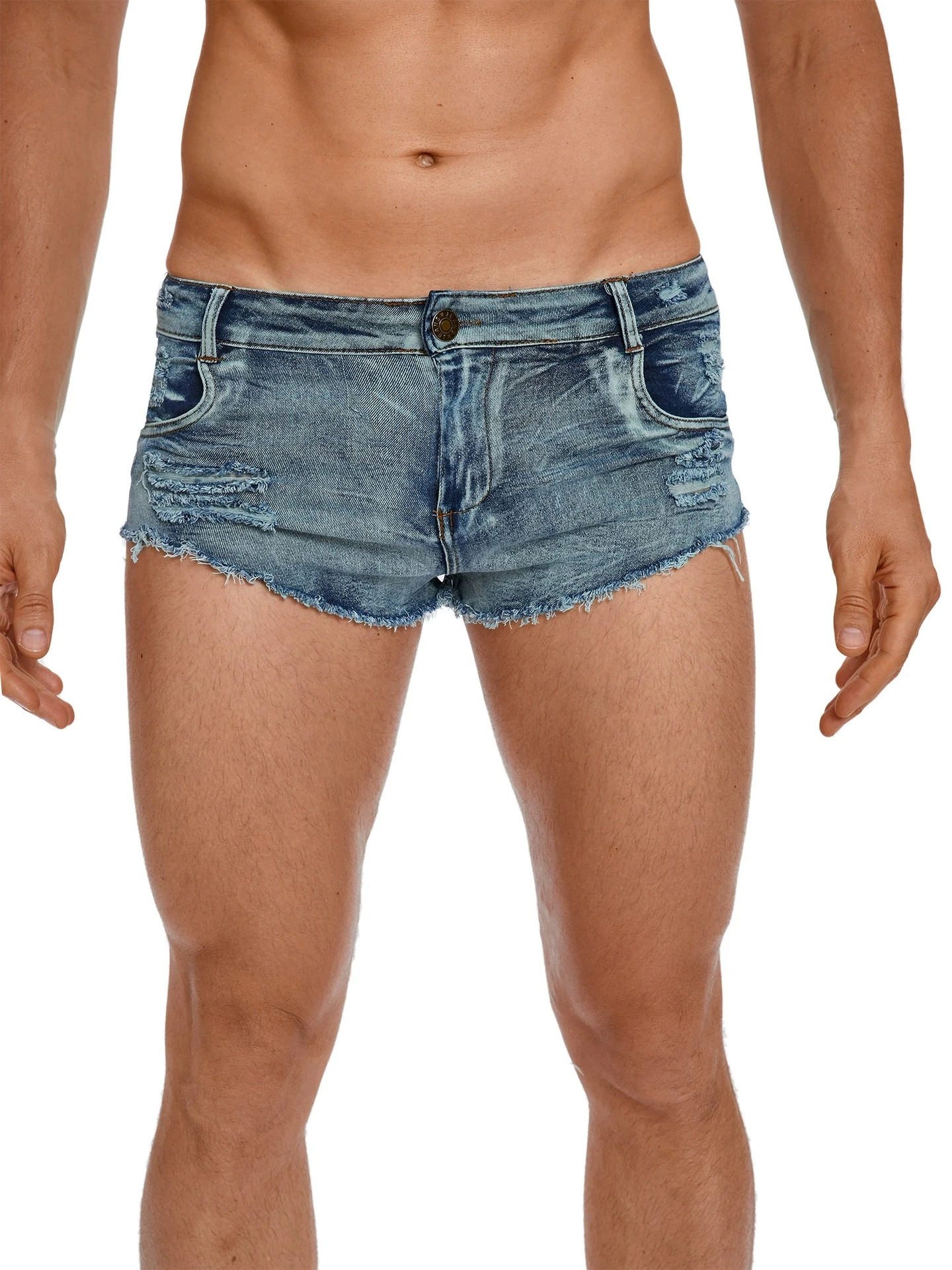 Pantaloncini Jeans da Uomo a V - Vintage Summer Clothing Men recensione e prezzo