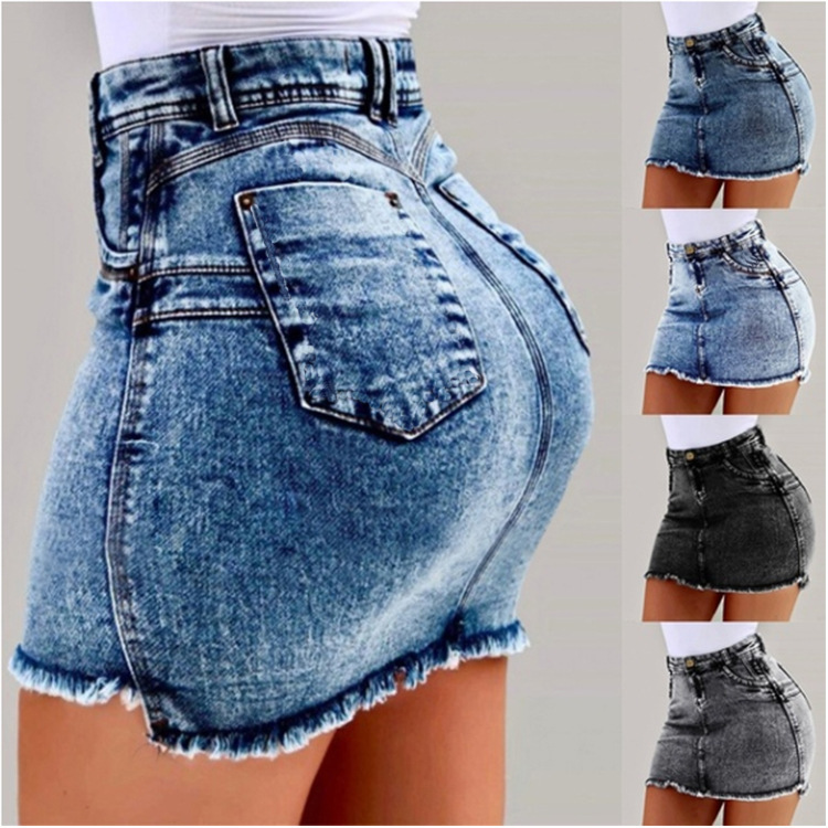 Nuova gonna corta in denim a v - Summer Clothing Options recensione e prezzo
