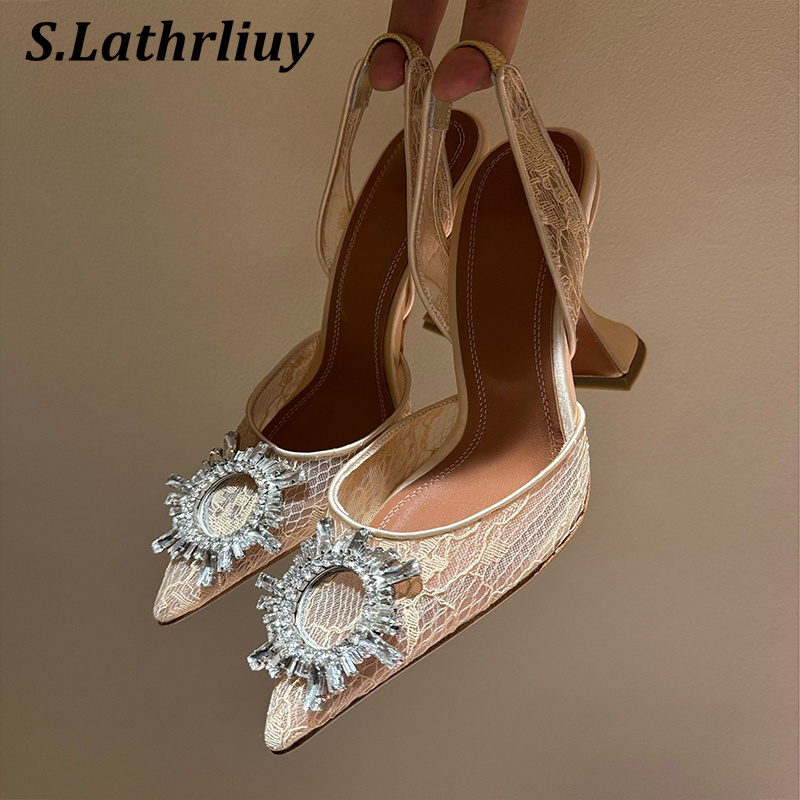 Sandali con strass fiore punta - Summer Clothing Sale recensione e prezzo