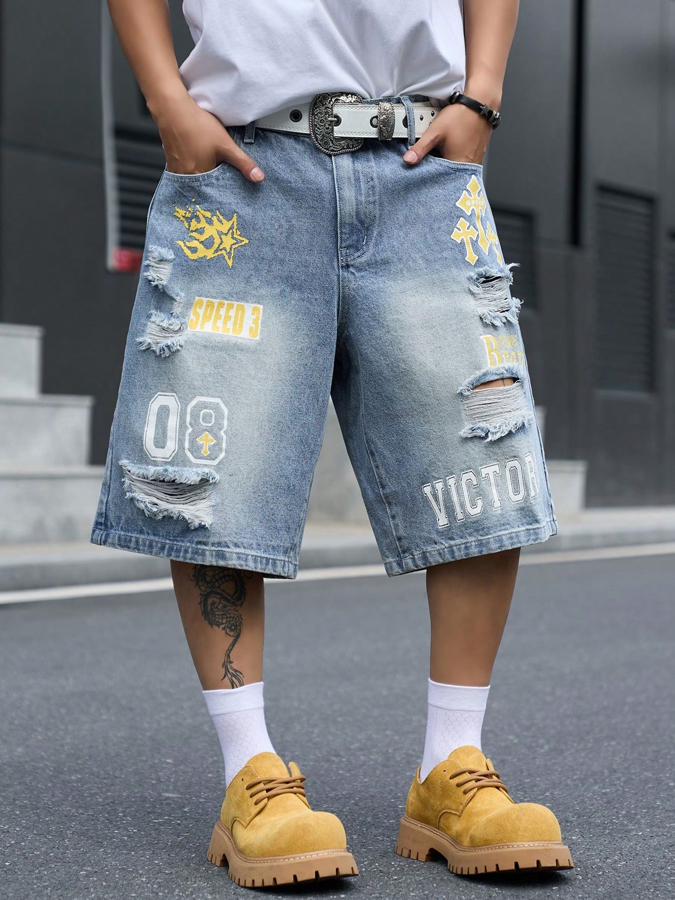 Bermuda in denim da uomo a ves - Summer Quotes recensione e prezzo